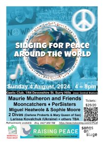 Singing For Peace Around The World @ Gaelic Club